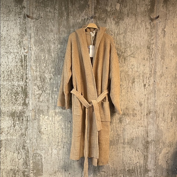 SUNDAY CITIZEN Ribbed Hooded Robe - Picture 4 of 7